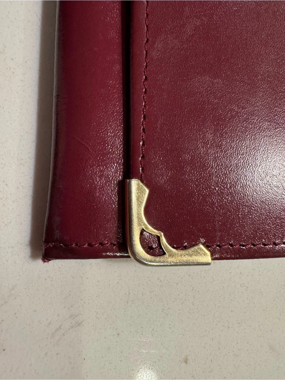 Cartier slim checkbook